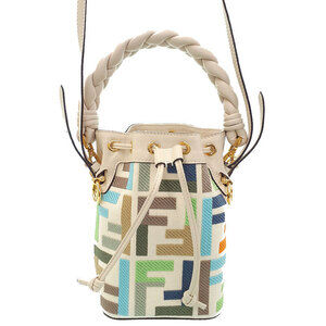 Fendi Mon Tresor Drawstring Bucket 2way Shoulder Bag